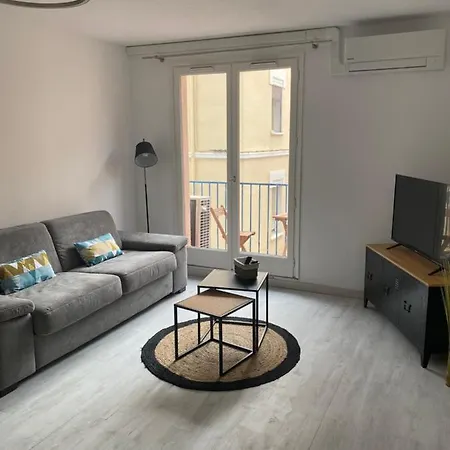 Superbe Appartement Climatise Avec Parking Prive Port Vendres Exterior photo